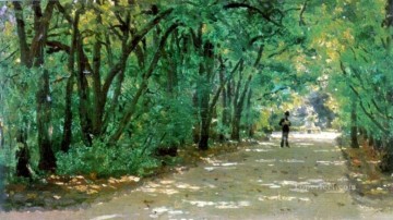 alley in the park kachanovka 1880 Ilya Repin Oil Paintings